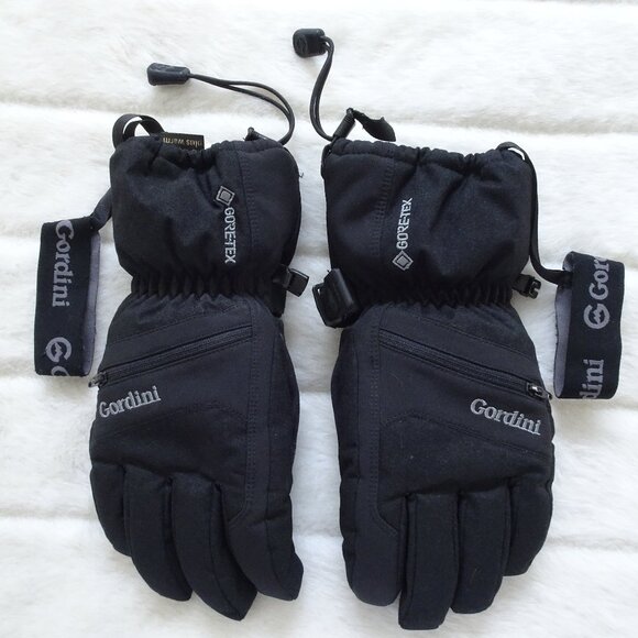 Gordini Men's Da Goose Gore-Tex Gloves Small 600 Fill Goose Down Black 4G1091 - Picture 1 of 8